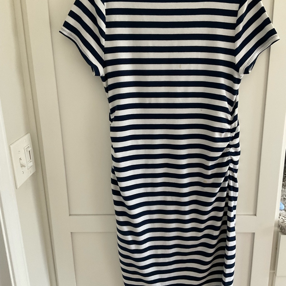 Liz Lang Maternity stripe dress. Size Large - Picture 3 of 6